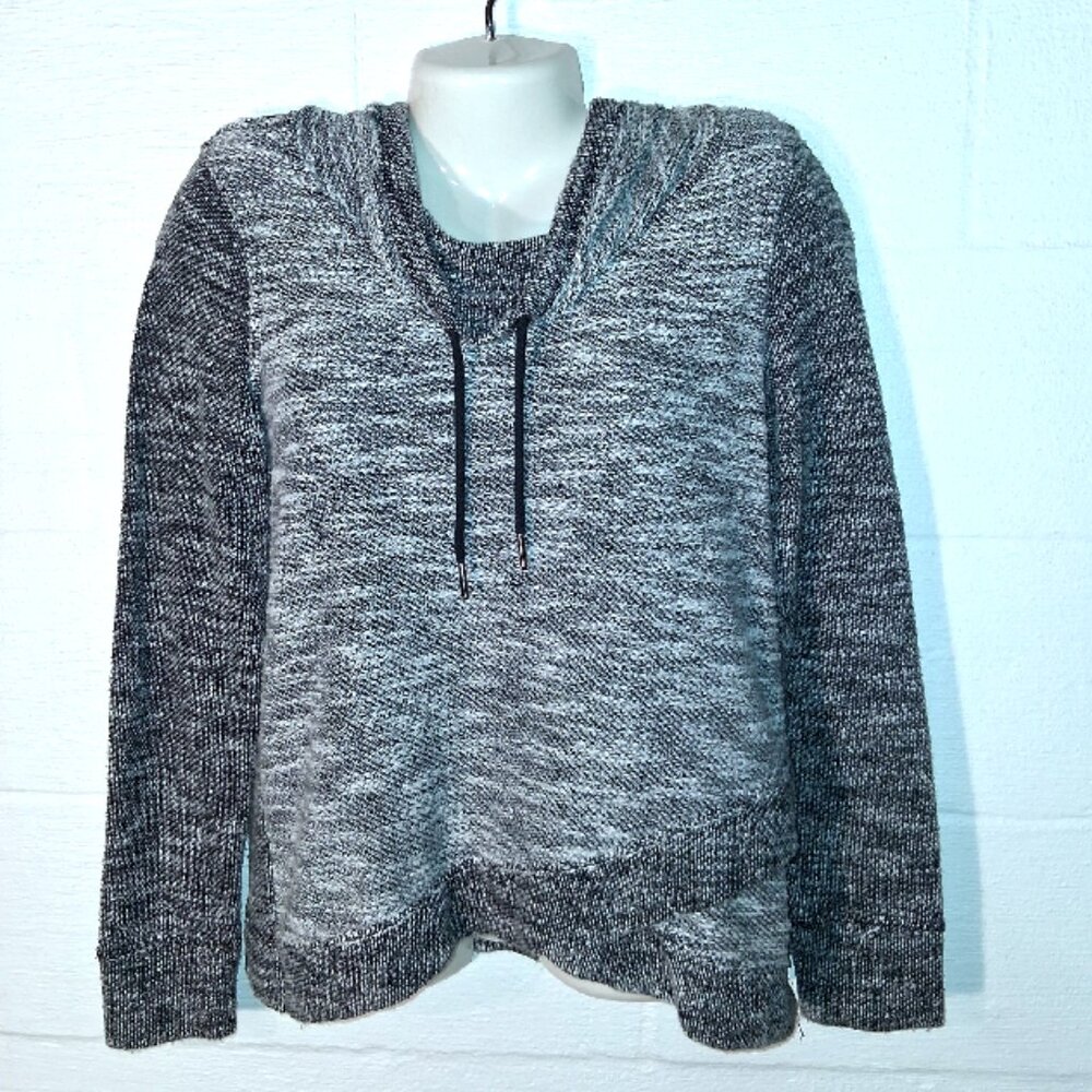 Calvin Klein Performance Women Cowl Neck Oversize Pullover Sweater Sz Small Gray